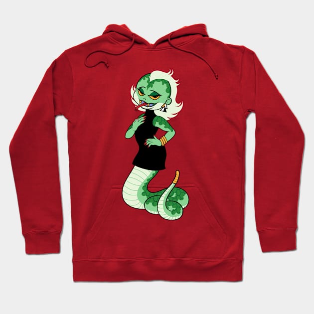 Charming Serpent Hoodie by JenniferSmith